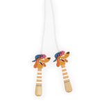 Janod: skakanka z drewnianymi rączkami Piesek Applepop 3+ - obrazek 4