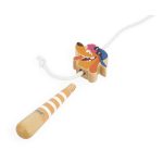 Janod: skakanka z drewnianymi rączkami Piesek Applepop 3+ - obrazek 2