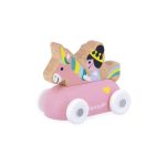 Janod: drewniany pojazd księżniczka i jednorożec Zaczarowane Królestwo Cross Roads 12m+