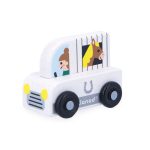 Janod: drewniany pojazd koniowóz Wieś Cross Roads 12m+