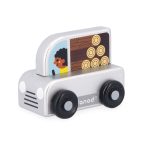 Janod: drewniany pojazd samochód terenowy pick-up Wieś Cross Roads 12m+