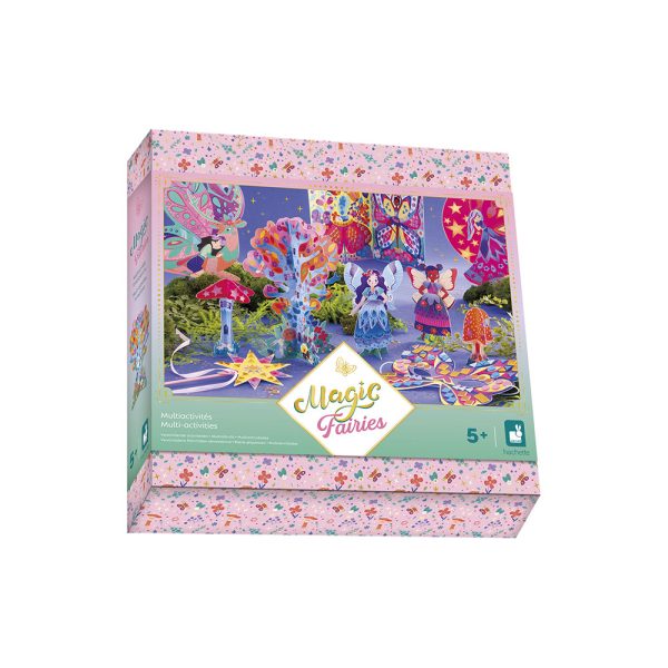 Janod: multizestaw kreatywny 11 dekoracji Wróżki Magic Fairies 5+