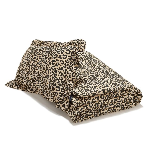 La Millou: LEOPARD CREAM by Magdalena Lamparska komplet pościeli bawełnianej XL