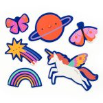 Mudpuppy: puzzle podłogowe z unikalnymi kształtami magiczne jednorożce 25 el. 3+ - obrazek 3