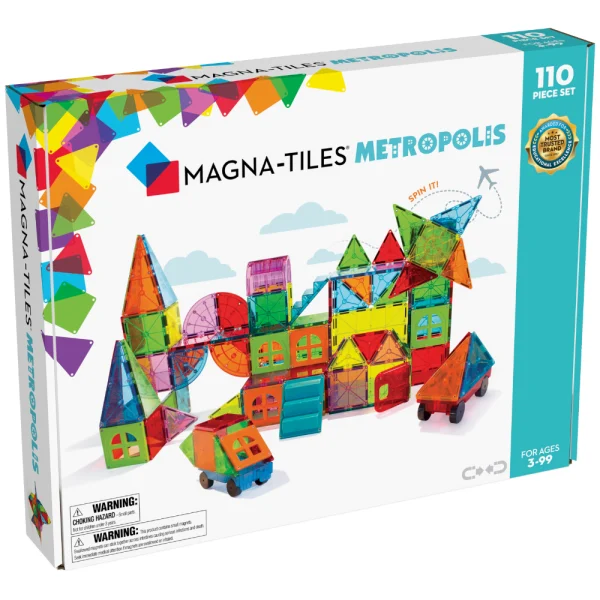 MAGNA-TILES: klocki magnetyczne Metropolis 110 el.