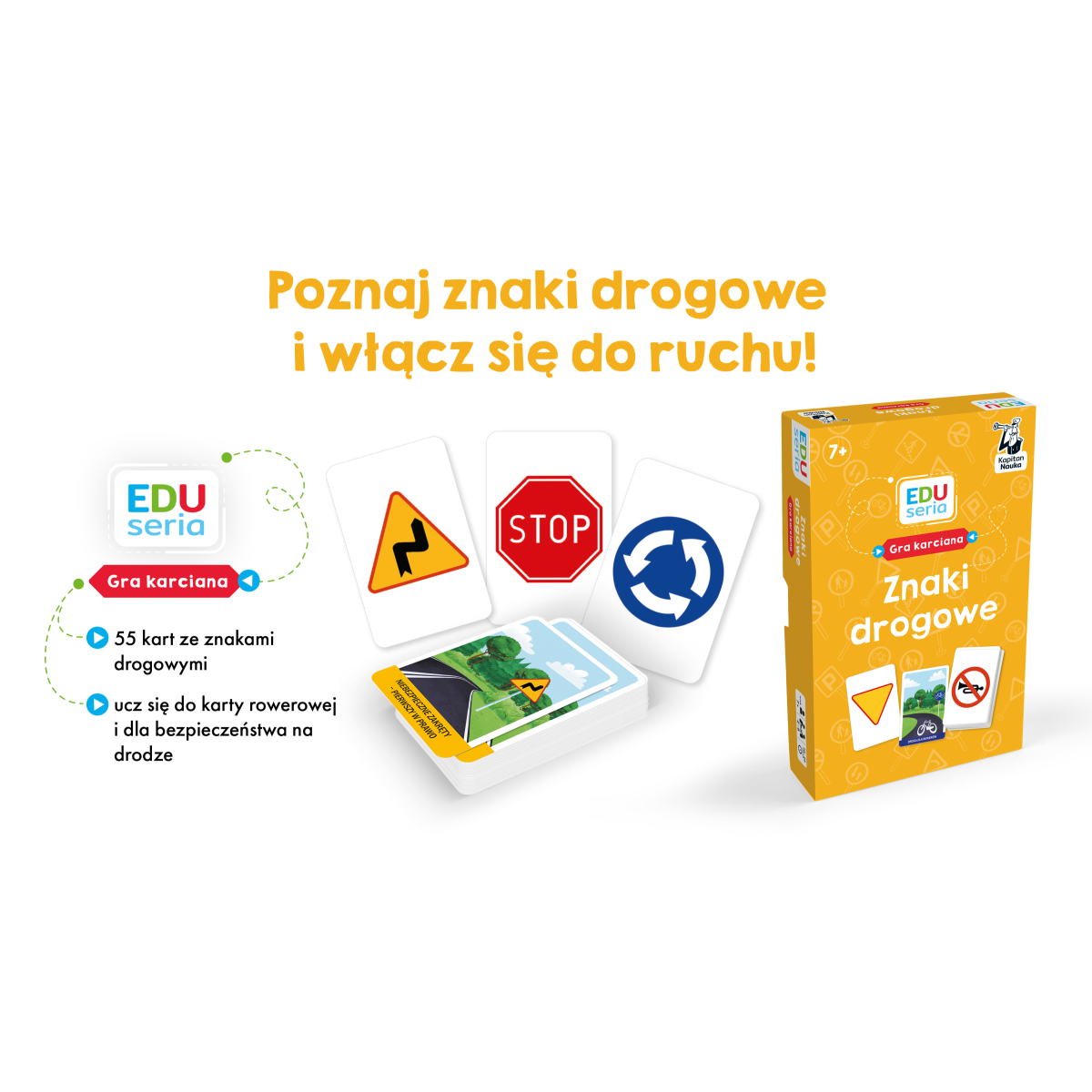 Projekt bez nazwy (10) Kapitan Nauka: gra karciana Znaki Drogowe EDUseria - obrazek 2