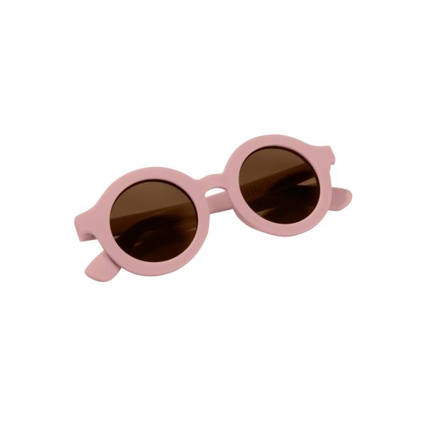 Little Dutch: okulary przeciwsłoneczne dla dzieci okrągłe Soft Pink