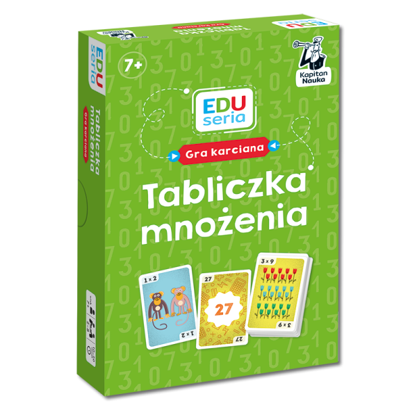 Kapitan Nauka: gra karciana Tabliczka Mnożenia EDUseria