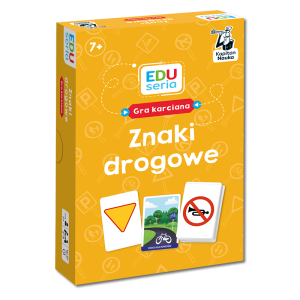 Kapitan Nauka: gra karciana Znaki Drogowe EDUseria