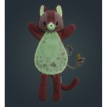 Lilliputiens: przytulanka komforter pacynka świecąca w ciemności Kotka Jeanne 0 m+ - obrazek 2