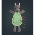 Lilliputiens: przytulanka komforter pacynka świecąca w ciemności Jednorożec Lena 0 m+ - obrazek 2