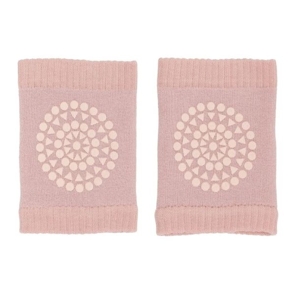 GoBabyGo: antypoślizgowe nakolanniki do raczkowania Dusty Rose