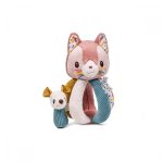 Lilliputiens: grzechotka z uchwytami Kotka Jeanne 6 m+