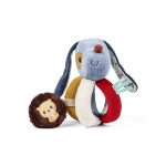 Lilliputiens: grzechotka z uchwytami Piesek Jules 6 m+