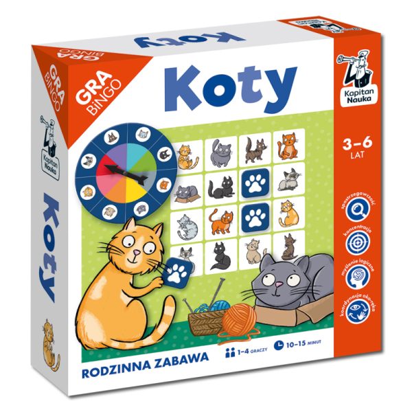 Kapitan Nauka: koty Smart Bingo