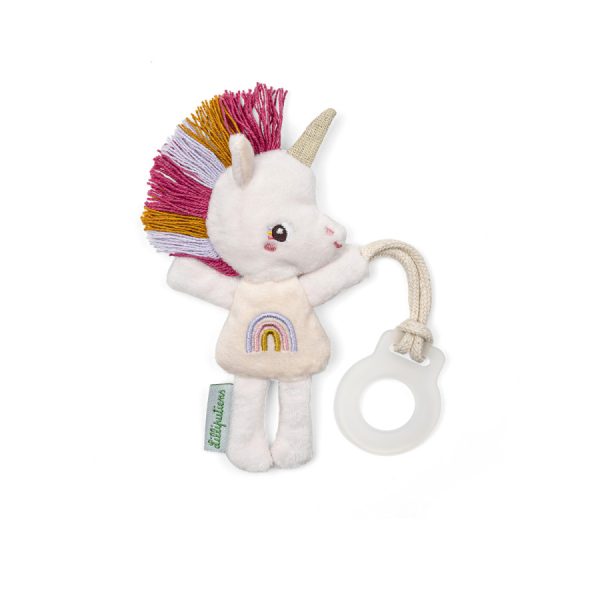 Lilliputiens: zawieszka do smoczka świecąca w ciemności nocny mini przyjaciel Jednorożec Lena 0 m+