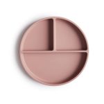 Mushie: Talerzyk Silikonowy z Przyssawką - Blush