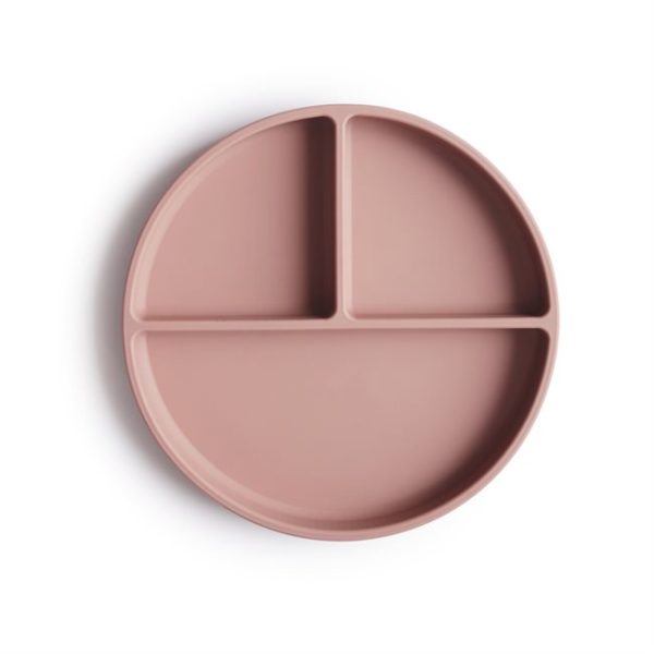 Mushie: Talerzyk Silikonowy z Przyssawką - Blush