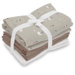 Vanilla Copenhagen: Muślinowe pieluszki 6 pack 70x70 cm Tin Stickman