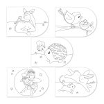 Little Dutch: kolorowanka z farbami akwarelowymi Fairy Garden - obrazek 2