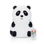 Rabbit & Friends: Panda Lampka Silikonowa z Pilotem Biała