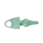 Beaba: szczotka do butelek i smoczków silikonowa Sage Green - obrazek 2