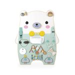 Janod: duża drewniana tablica manipulacyjna 20 aktywności Miś Pure 18m+