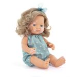 Miniland: lalka dziewczynka Europejka 38 cm Ciemny Blond Bielactwo My Friends & Me