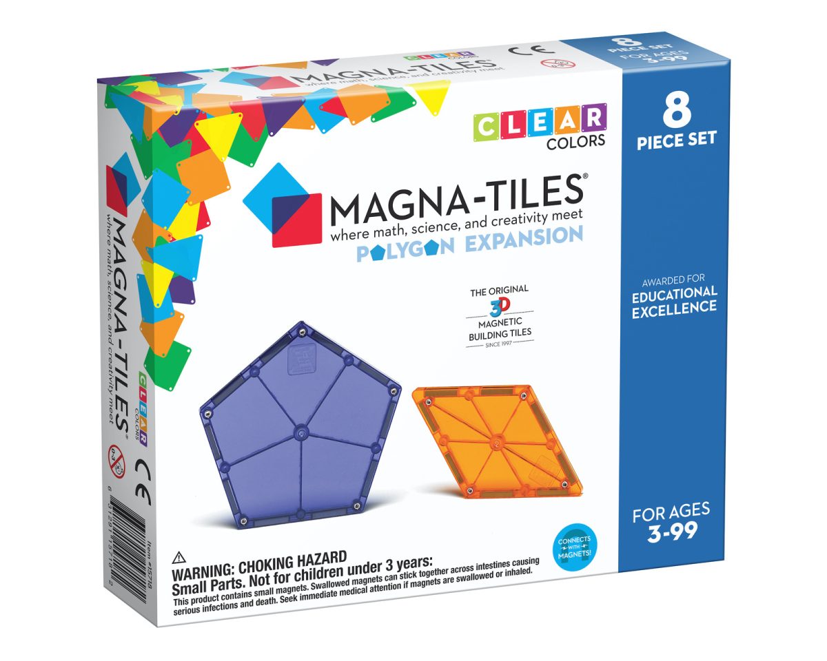 MAGNA-TILES: zestaw do rozbudowy Polygons 8 el. - obrazek 1