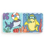 Mudpuppy: magiczna książeczka do kąpieli kąpiel rekinów - obrazek 3