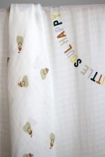 Lassig: Bambusowy otulacz kocyk 120x120cm Happy Fruits Pear zestaw 2 szt. - obrazek 4