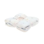 Lassig: Muślinowy otulacz z bawełny organicznej 60x60cm Happy Fruits blue 3 szt. - obrazek 3