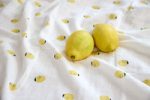 Lassig: Bambusowy otulacz kocyk 80x80cm Happy Fruits Lemon zestaw 3 szt. - obrazek 3