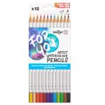 Creativ: Kredki akwarelowe Darwi 12 kolorów