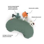 Done by Deer Poduszka do Zabawy na Brzuszku Tiny farm Green - obrazek 3