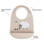Done by Deer: Śliniak Silikonowy z Kieszonką Owieczka Sheepy Sand - obrazek 3
