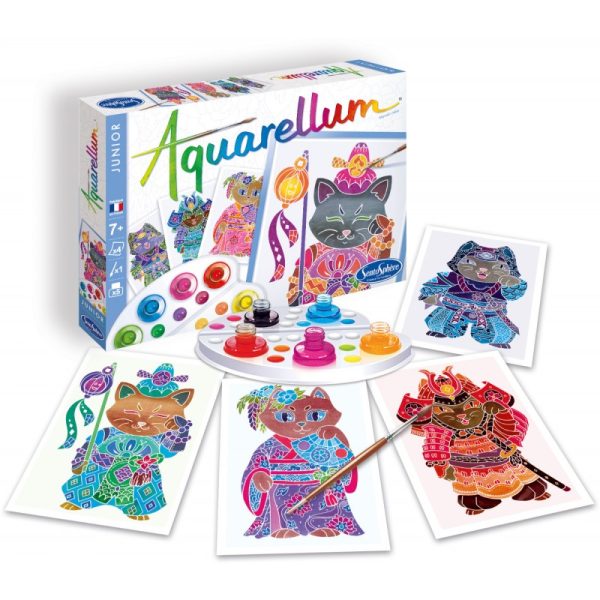 SentoSphere: ZESTAW ART Aquarellum Maneki Neko