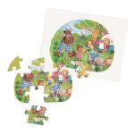 Moulin Roty: Puzzle 4 x 12 el. LES MINOUCHKAS - obrazek 4