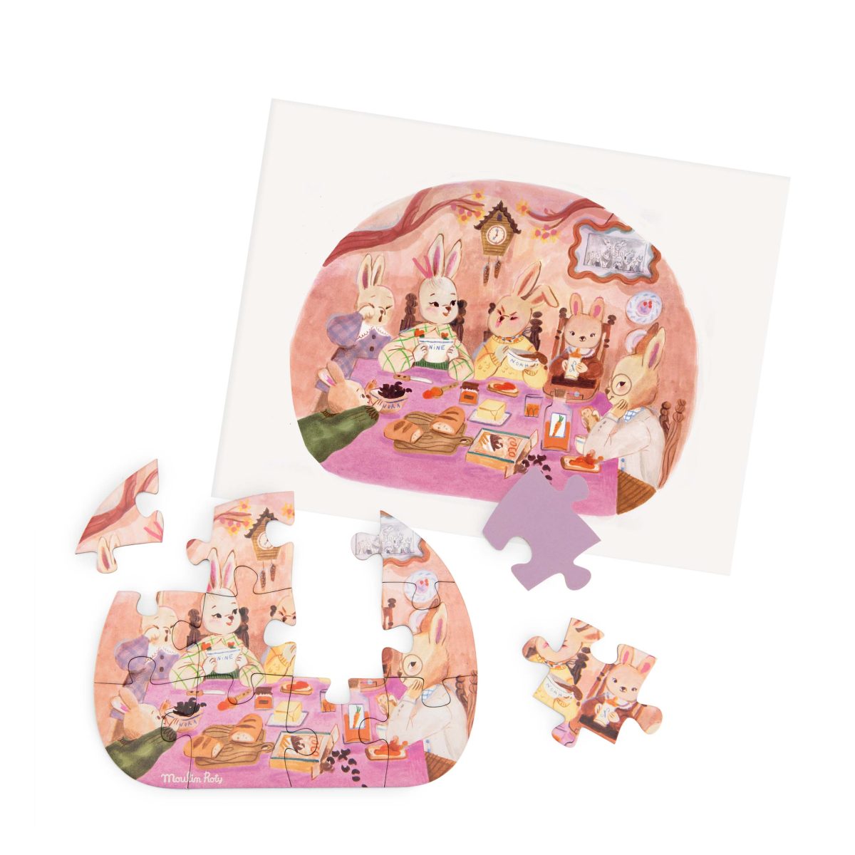 681440_9 Moulin Roty: Puzzle 4 x 12 el. LES MINOUCHKAS - obrazek 6