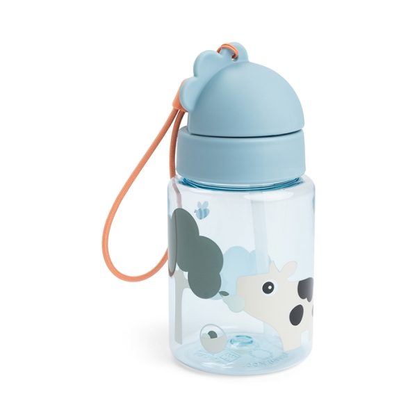 Done by Deer Bidon dla Dziecka 280ml Tiny Farm Blue