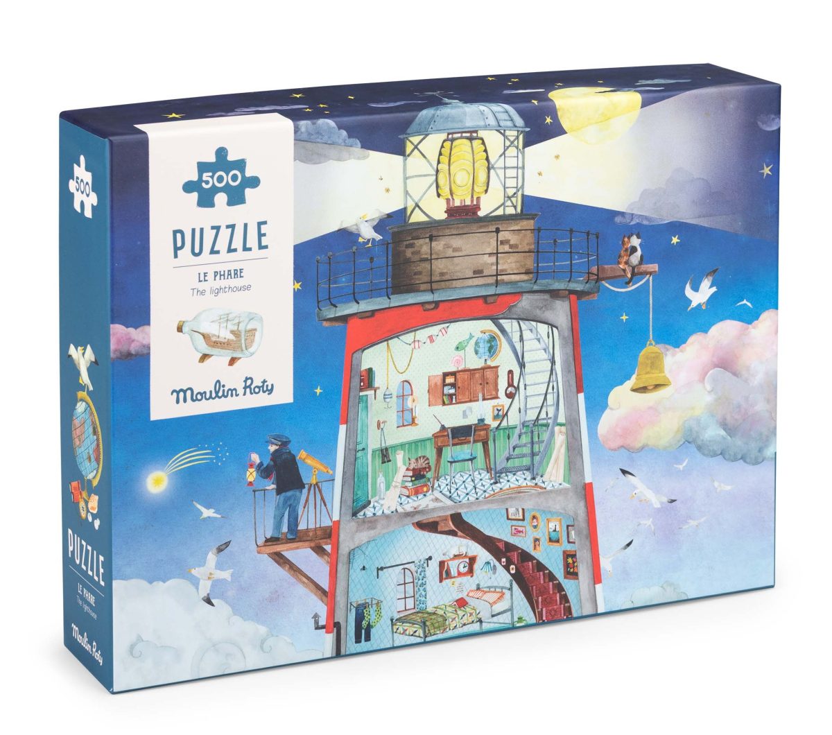 Moulin Roty: Puzzle 500 el. LATARNIA MORSKA - obrazek 1