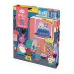 Moulin Roty: Puzzle WYJŚCIE DO KINA 200 el. / LES SCHMOUKS