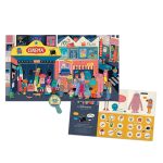 Moulin Roty: Puzzle WYJŚCIE DO KINA 200 el. / LES SCHMOUKS - obrazek 3