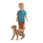 Djeco: PETIT HOME - Figurki Xavier z psem