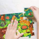 mideer: sekretne puzzle z okularami 3D Las (35 elementów) - obrazek 2