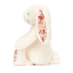 Jellycat: Króliczek Kremowy z Kwiecistymi Uszami Berry 18 cm - obrazek 2