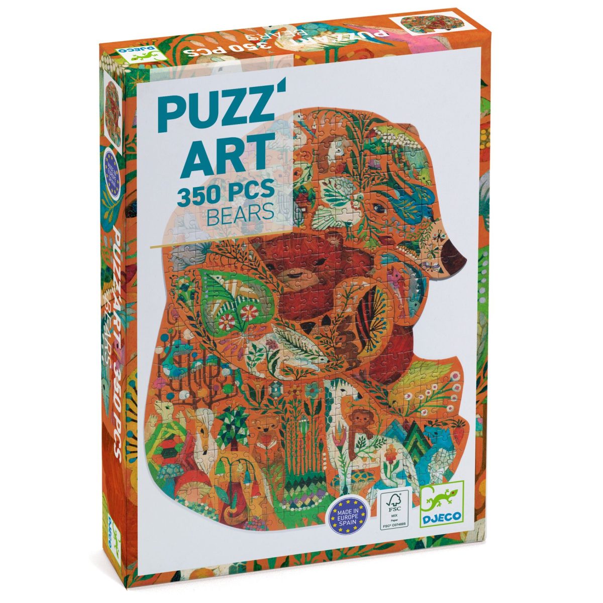 Djeco: Puzzle artystyczne NIEDŹWIADKI 350 el. - obrazek 1