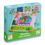 Djeco: Mozaika MINI ANIMO - kolorowe obrazki 4+