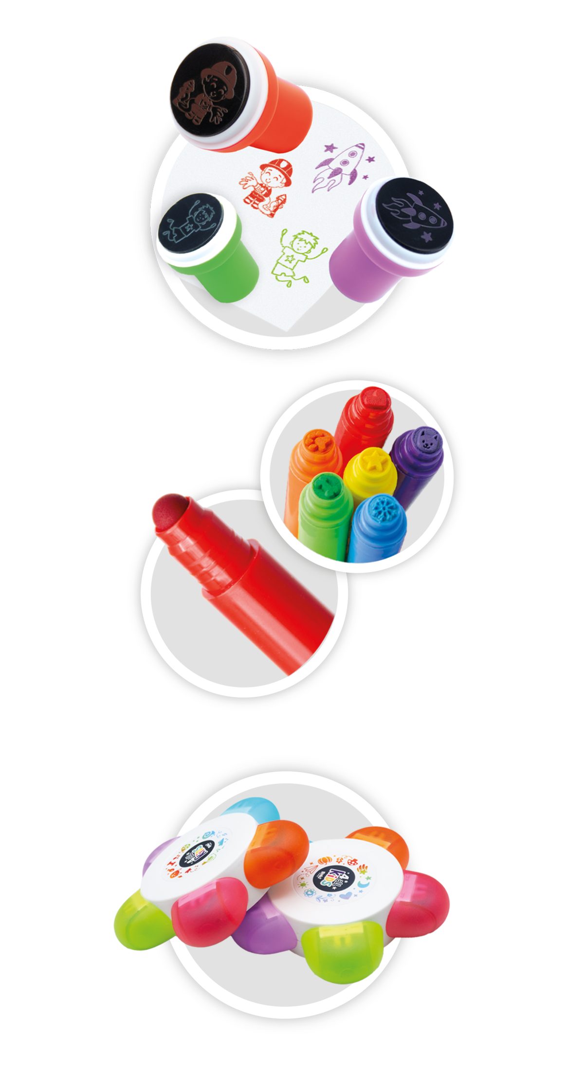 FK012_Bulles-1 Buki: Zestaw art. 45 PIECZĄTEK z książeczką aktywności - obrazek 4