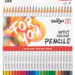 Creativ: Kredki ołówkowe Darwi 24 kolory